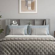 Mobili con testiera grigia Sonoma 180x18,5x104,5 cm v9014 - Vetonek