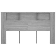 Mobili con testiera grigia Sonoma 180x18,5x104,5 cm v9014 - Vetonek