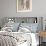 Mobili con testiera grigia Sonoma 180x18,5x104,5 cm v9014 Vetonek