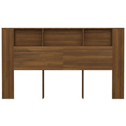 Mobile con testiera in rovere marrone 180x18,5x104,5 cm v9021 - Vetonek