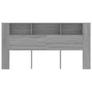 Mobili con testiera grigia Sonoma 200x18,5x104,5 cm v9045 - Vetonek