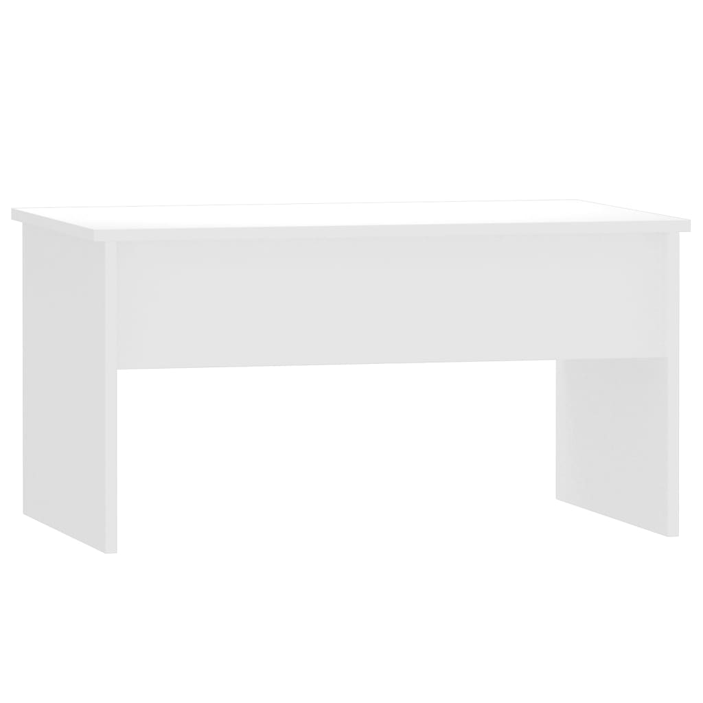 Synthesized wooden table Nexus white shine 80x50,5x41.5 cm