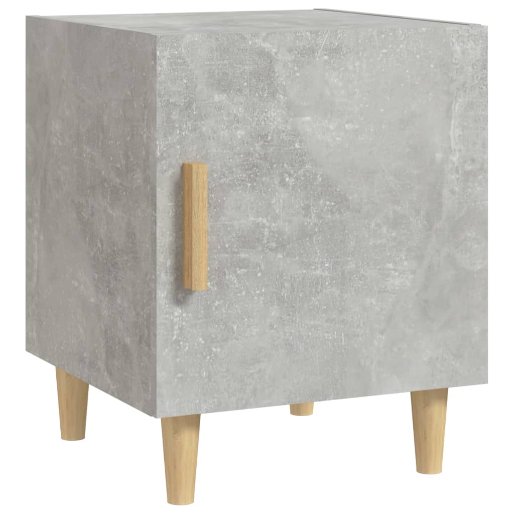 Night tables 2 UDS Wooden gray concrete