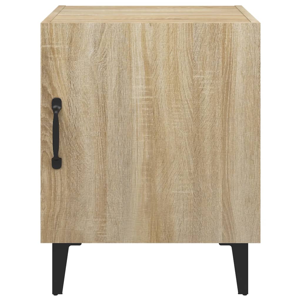 Night table plywood colored oak sound