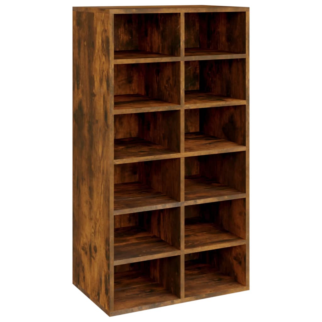 Gritou sapateiro de madeira Ahumado Oak 54x34x100.5 cm