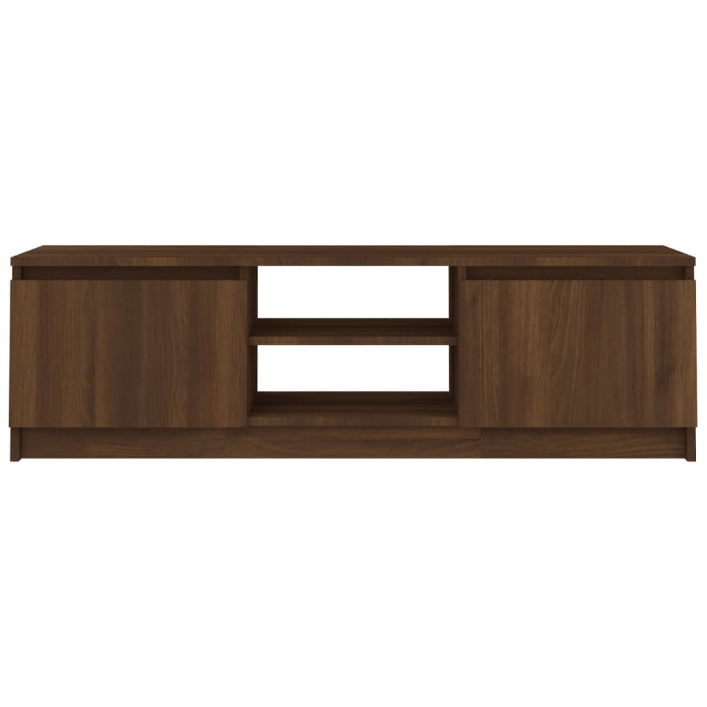 Brown oak wood furniture 120x30x35.5 cm