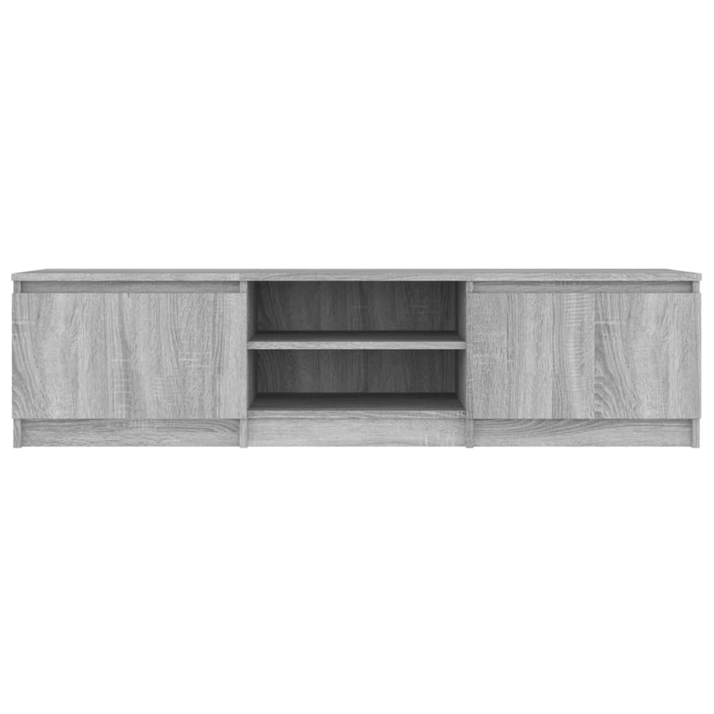 Mueble de TV madera gris Sonoma 140x40x35,5 cm