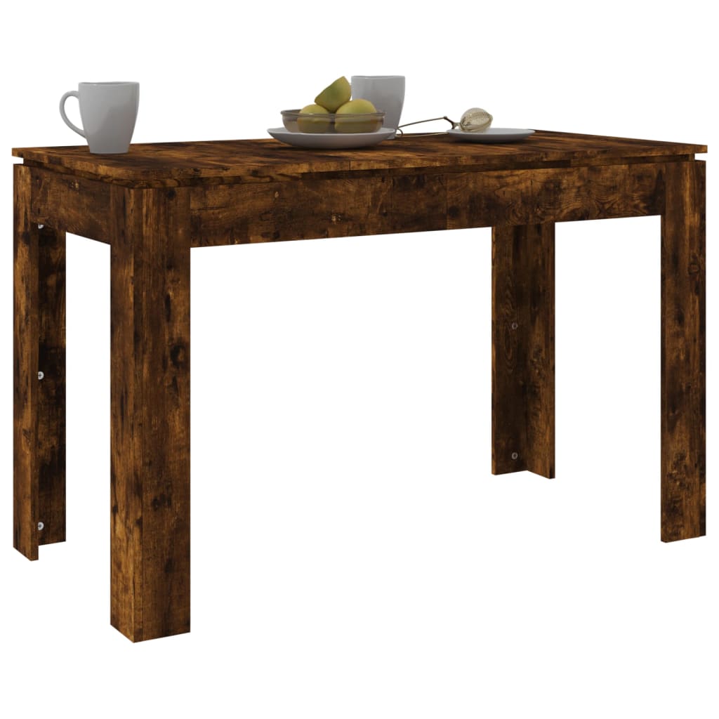 Dining table engineering wood Ahumado oak 120x60x76 cm