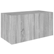 Élément mural en bois d'ingénierie gris Sonoma 80x39x40 cm V6838 Vetonek