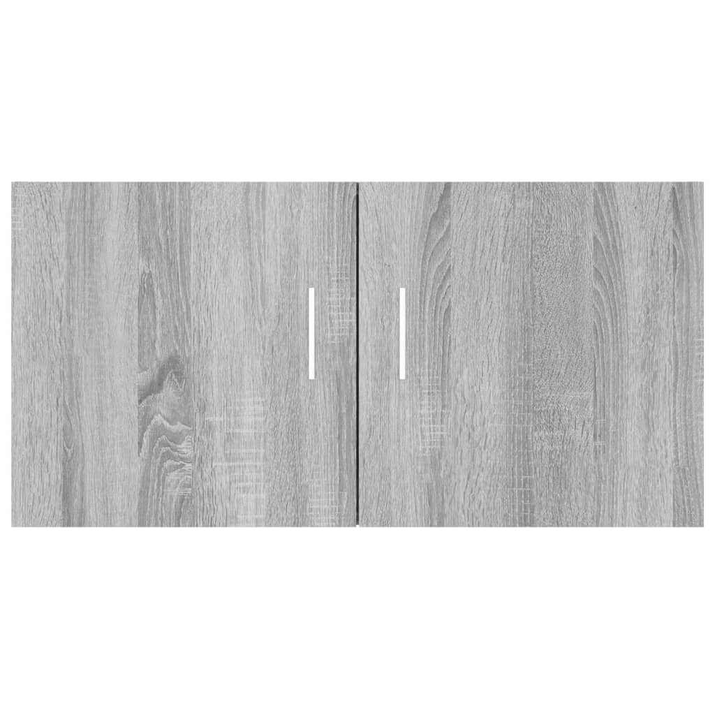 Élément mural en bois d'ingénierie gris Sonoma 80x39x40 cm V6838 Vetonek