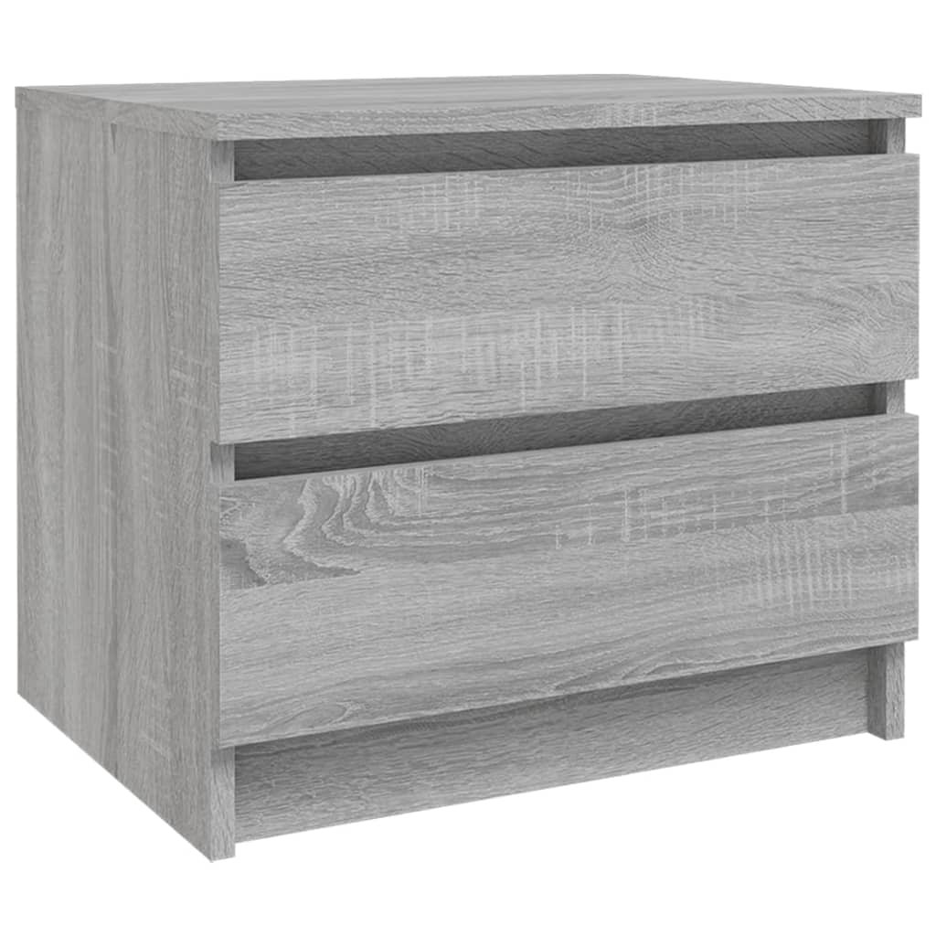 Mesita de noche madera gris Sonoma 50x39x43,5 cm - Vetonek