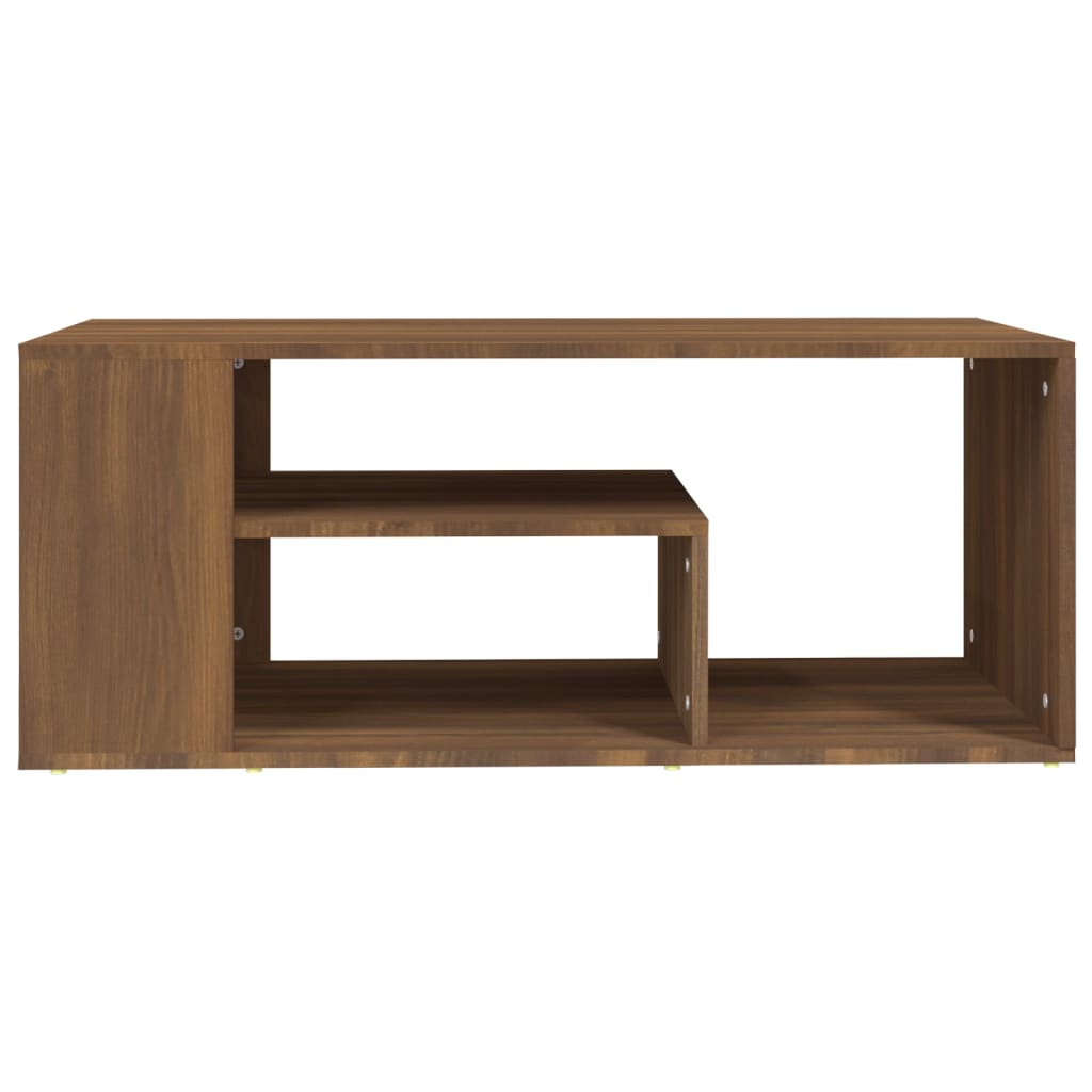 WOOD CENTER TABLE Brown 100x50x40 cm