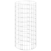 Vetonek Poste circular de gaviones acero galvanizado Ø50x100 cm