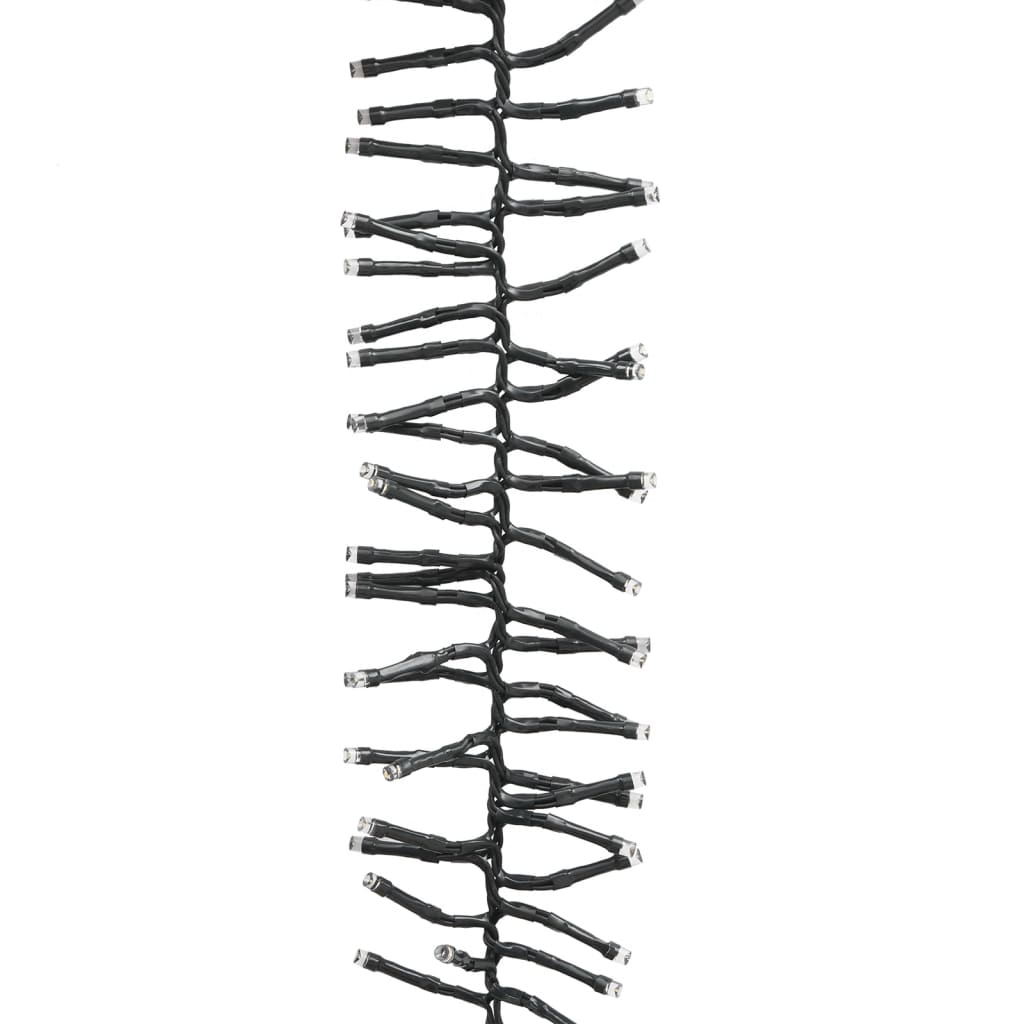 Tira de luces de racimo con 400 led pvc pastel multicolor 7,4 m v2406 - Vetonek