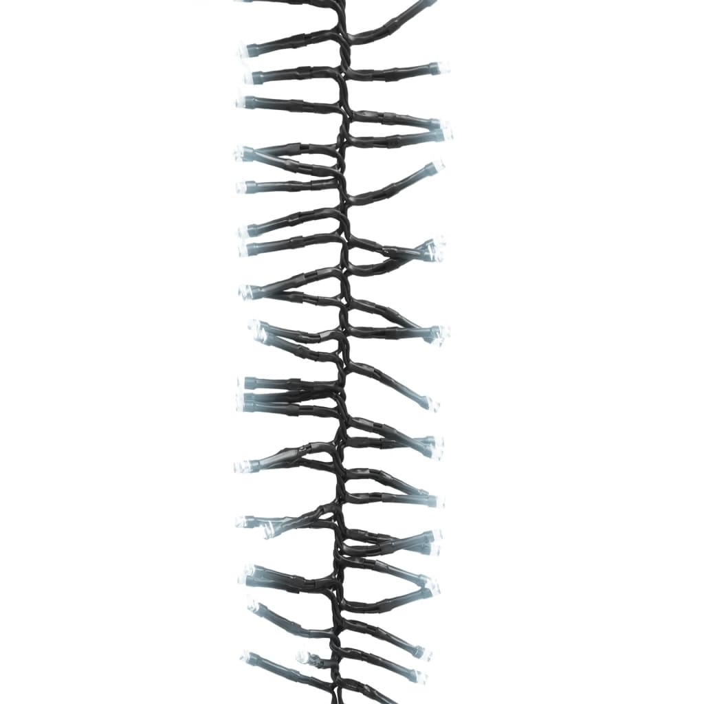 Tira de luces de racimo con 2000 LED PVC blanco frío 17 m - Vetonek