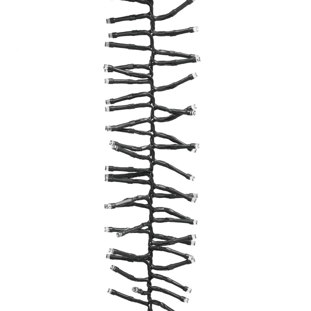 Tira de luces de racimo con 2000 led pvc azul 17 m v2482 - Vetonek