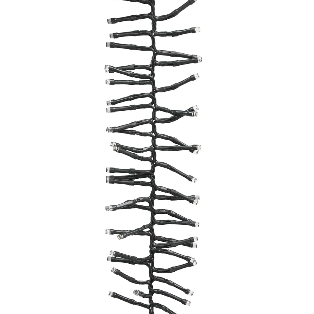 Tira de luces de racimo con 3000 led pvc azul 23 m v2536 - Vetonek