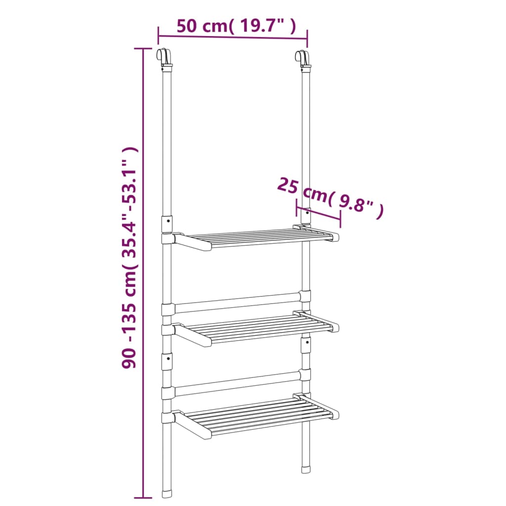 3 -Level Aluminium tendard