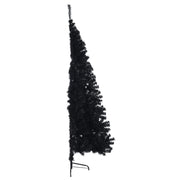 Medio árbol de navidad artificial con soporte pvc negro 240 cm v1490 - Vetonek