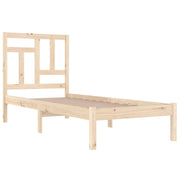 Estructura de cama sin colchón madera maciza de pino 90x200 cm v2786 - Vetonek