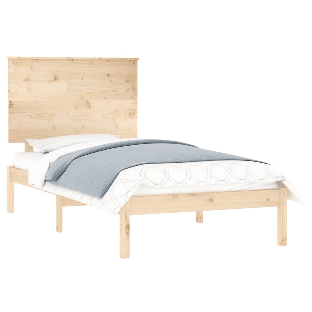 Estructura de cama madera maciza 90x190 cm V5183 Vetonek