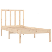 Estructura de cama sin colchón madera maciza de pino 90x200 cm v7989 - Vetonek