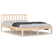Estructura de cama sin colchón madera maciza de pino 200x200 cm V8337 Vetonek