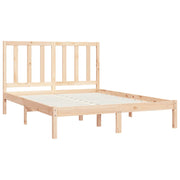 Estructura de cama sin colchón madera maciza pino 140x190 cm v8825 - Vetonek