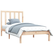 Estructura de cama sin colchón madera maciza de pino 90x200 cm - Vetonek