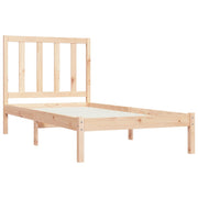 Estructura de cama sin colchón madera maciza de pino 90x200 cm - Vetonek