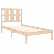 Estructura de cama sin colchón madera maciza de pino 90x200 cm v3270 - Vetonek