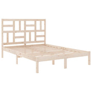 Estructura de cama sin colchón madera maciza 160x200 cm V7025 Vetonek