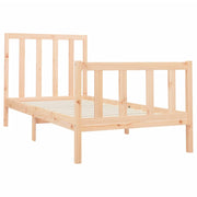 Estructura de cama sin colchón madera maciza de pino 90x200 cm - Vetonek