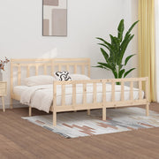 Estructura de cama sin colchón madera maciza de pino 180x200 cm V8274 Vetonek