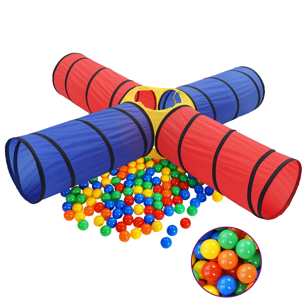 Vetonek Túnel de juegos para niños con 250 bolas multicolor