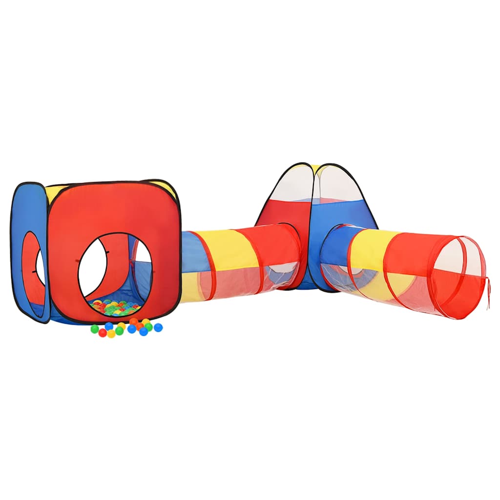 Tienda de juego de niños con 250 bolas multicolor 190x264x90 cm vidaXL