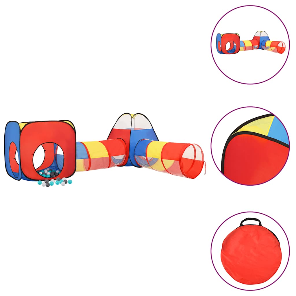 Vetonek Tienda de juego de niños con 250 bolas multicolor 190x264x90 cm