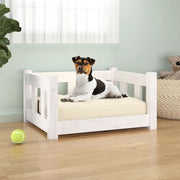 Dog bed solid white pine wood 55.5x45.5x28 cm v7740 Vetonek