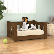 Dog bed solid wood honey brown 55.5x45.5x28 cm v7764 Vetonek
