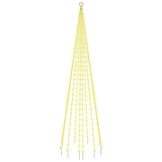 Árbol de navidad en asta de bandera 310 led blanco cálido 300cm v9416 Vetonek