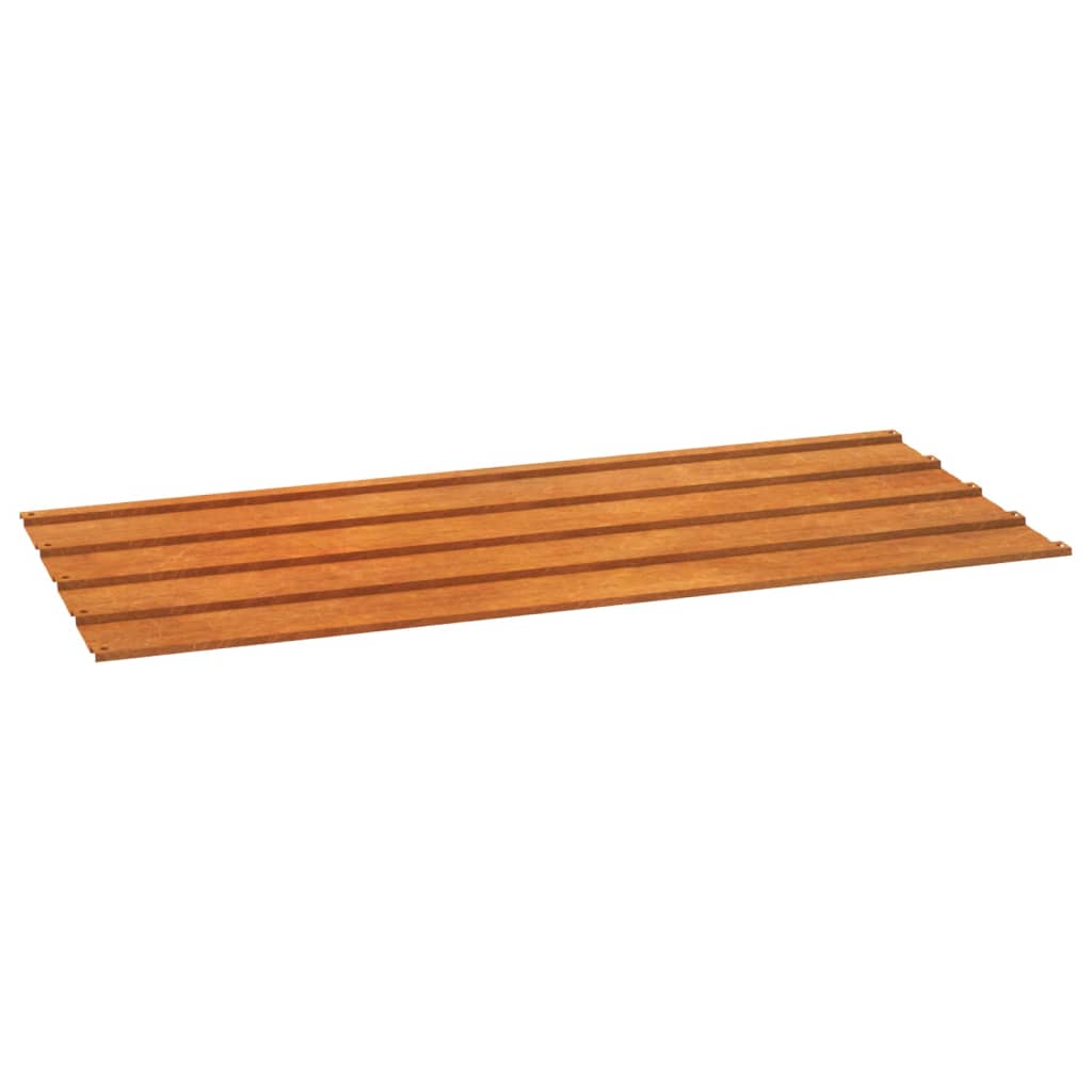 Panneaux Teady 12 UDS Corten oxydé 100x44cm