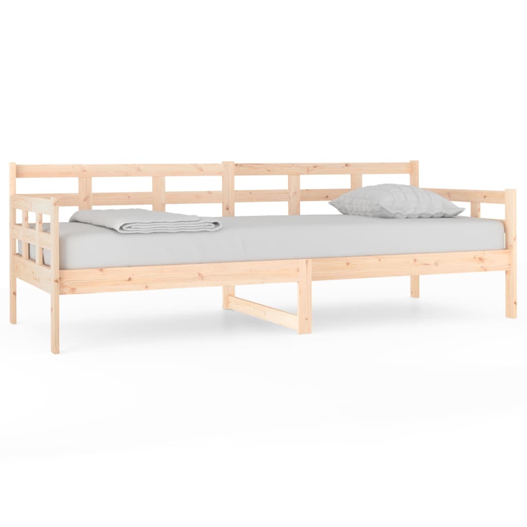 Sofá cama madera maciza de pino 80x200 cm vidaXL