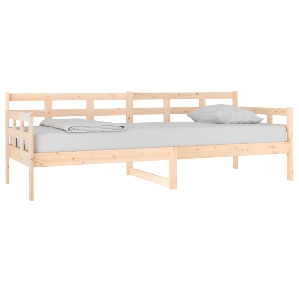 Sofá cama madera maciza de pino 80x200 cm vidaXL