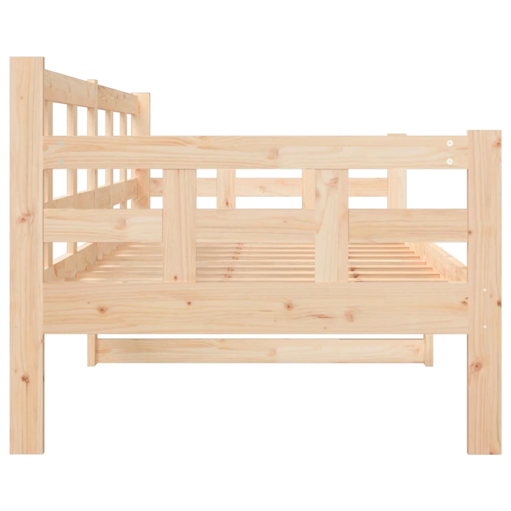 Sofá cama madera maciza de pino 80x200 cm vidaXL