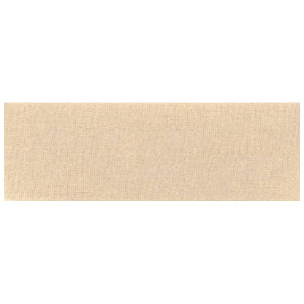 Hormako panelak 12 Uds Cream Color Fabric 90x30 cm 3,24 m²