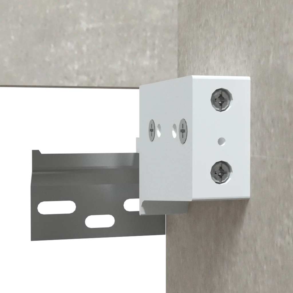 Armario de baño con espejo madera de ingeniería gris hormigón V8357 Vetonek