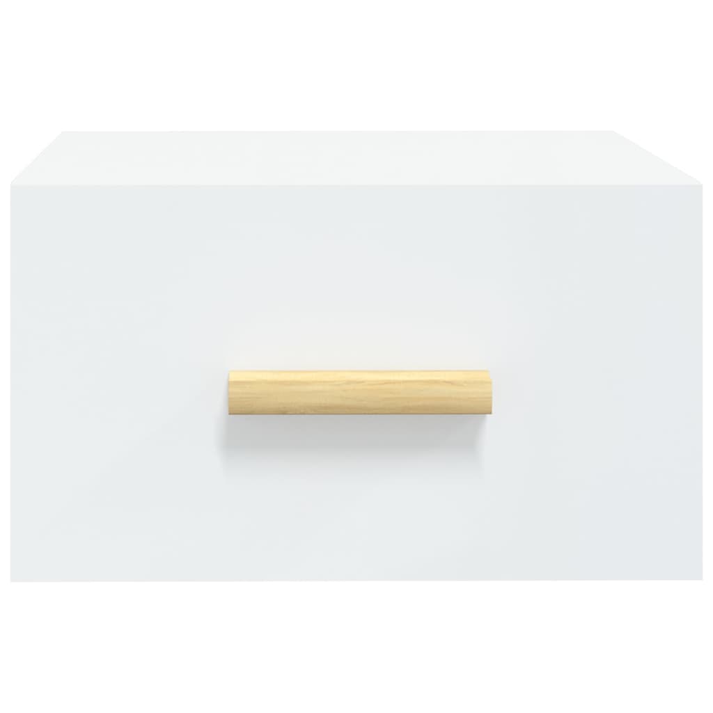 Mesitas de noche de pared 2 uds blanco 35x35x20 cm vidaXL