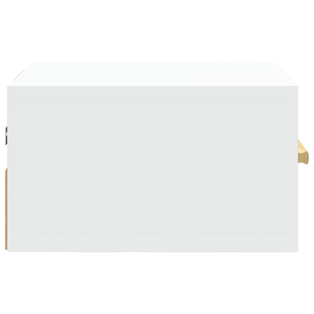 Mesitas de noche de pared 2 uds blanco 35x35x20 cm vidaXL