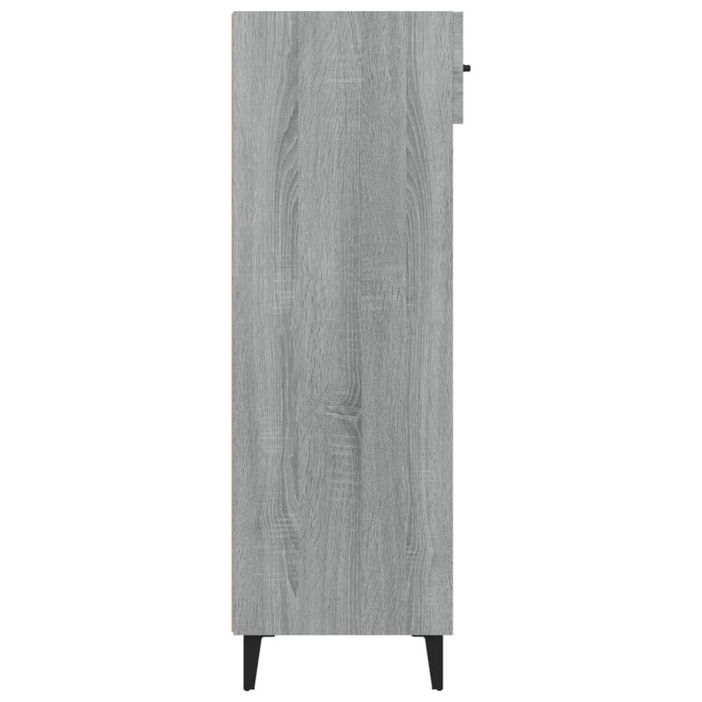 Mueble zapatero madera gris Sonoma 60x35x105 cm - Vetonek