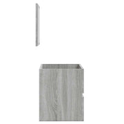 Armario de baño con espejo madera contrachapada gris Sonoma V7533 Vetonek